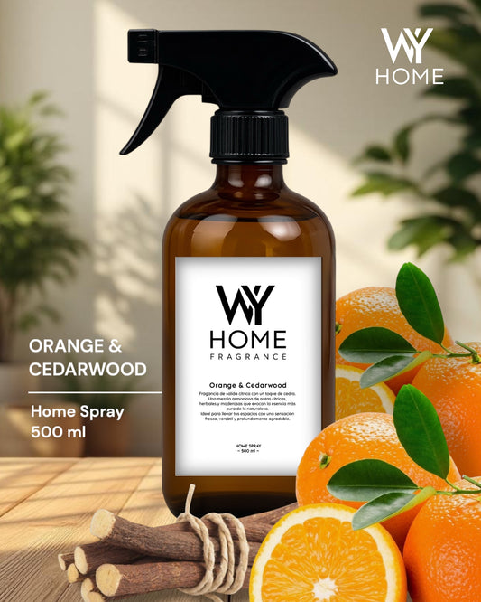 WY HOME SPRAY - ORANGE & CEDARWOOD 500 ML