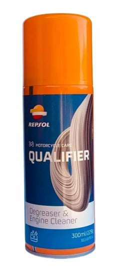 KIT 6 LIMPIADOR + LUBRICANTE CADENA MOTO + CEPILLO PACK REPSOL