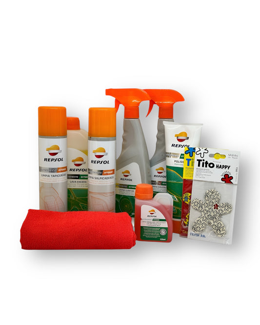 KIT 1 LIMPIEZA FULL REPSOL  - AUTOMOVIL
