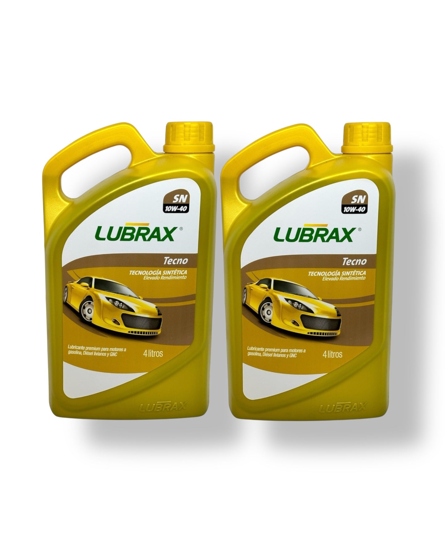 COMBO 8 LUBRAX                                  Aceite 10w40 Semi-sintetico Lubrax Tecno Para Autos 4lts X2
