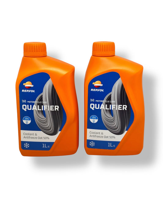 PACK 4 REPSOL                                           Refrigerante Anticongelante Repsol Qualifier 1l X3 Moto