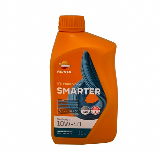 Aceite 10w40 Full Sintetico Moto Repsol Smarter Synthetic 4t
