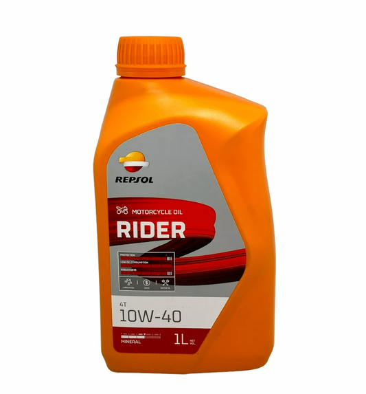 Aceite 10w40 Mineral Premium Repsol Moto Rider 4t