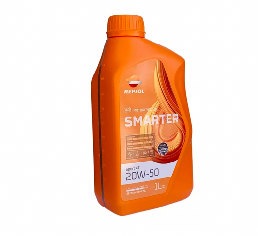 Aceite 20w50 Semi Sintetico Moto Repsol Smarter Sport 4t