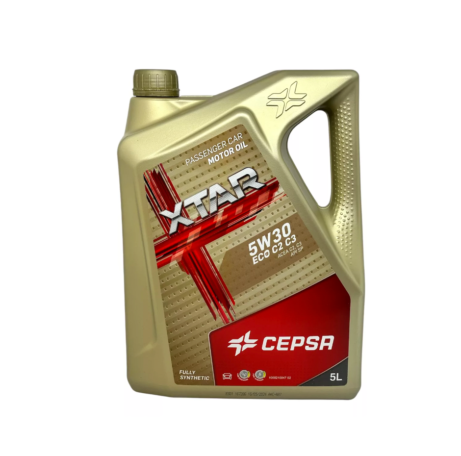 Aceite 5w30 Fully Sintetico Xtar Cepsa Eco C2 C3 Motor Auto
