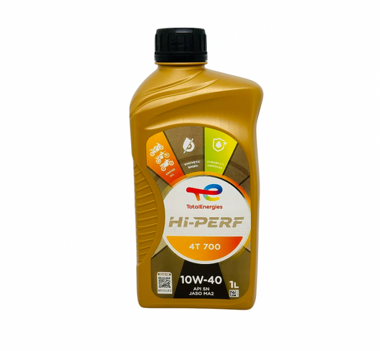 Aceite 10w40 Semisintético Moto Total Hi-perf 4t 700