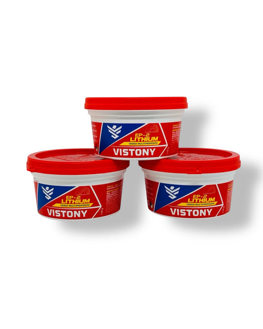 PACK 3 VISTONY                                                Grasa Multiproposito Litio Amarilla Vistony Ep-2 400g X3