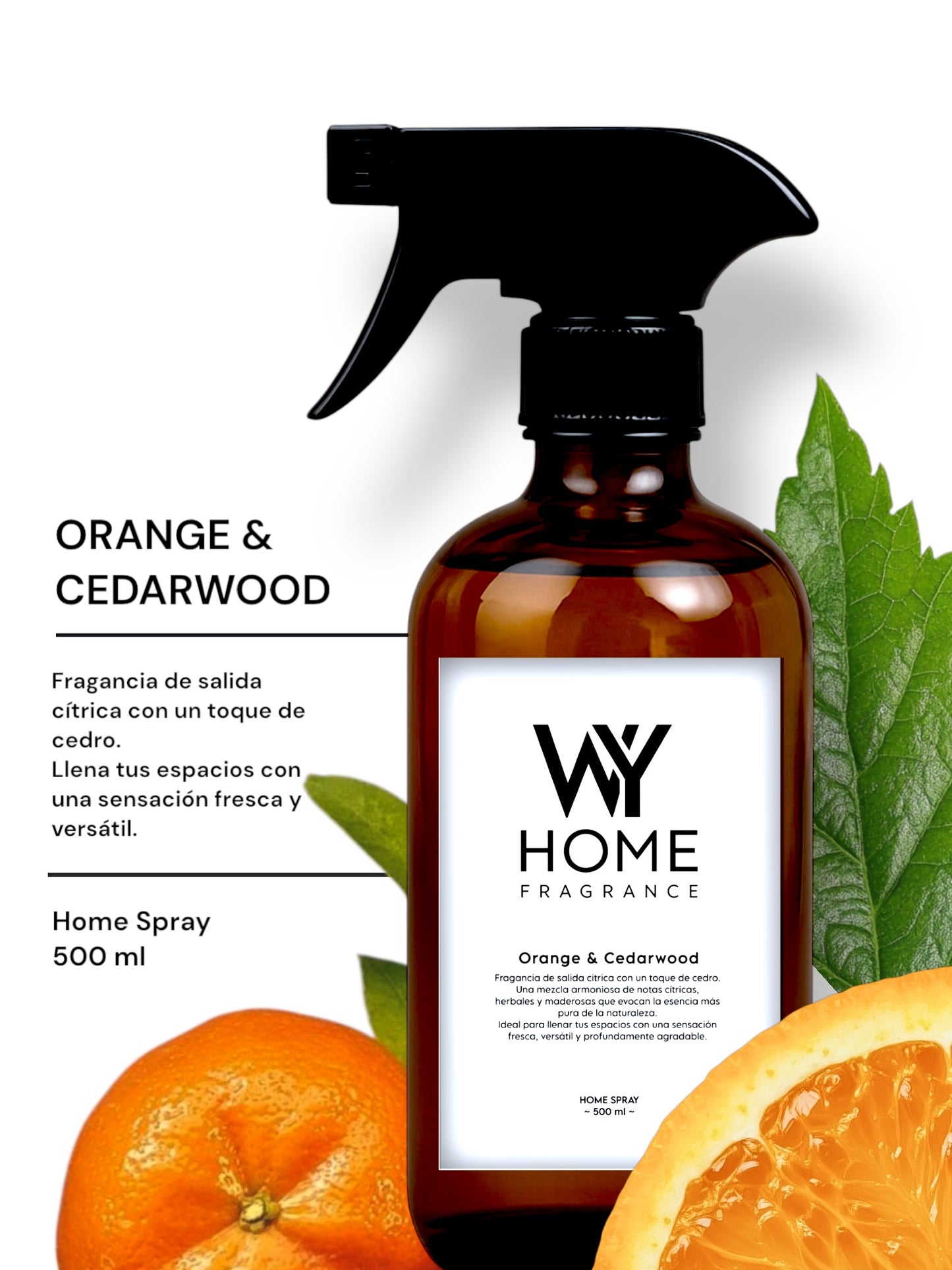 WY HOME SPRAY - ORANGE & CEDARWOOD 500 ML