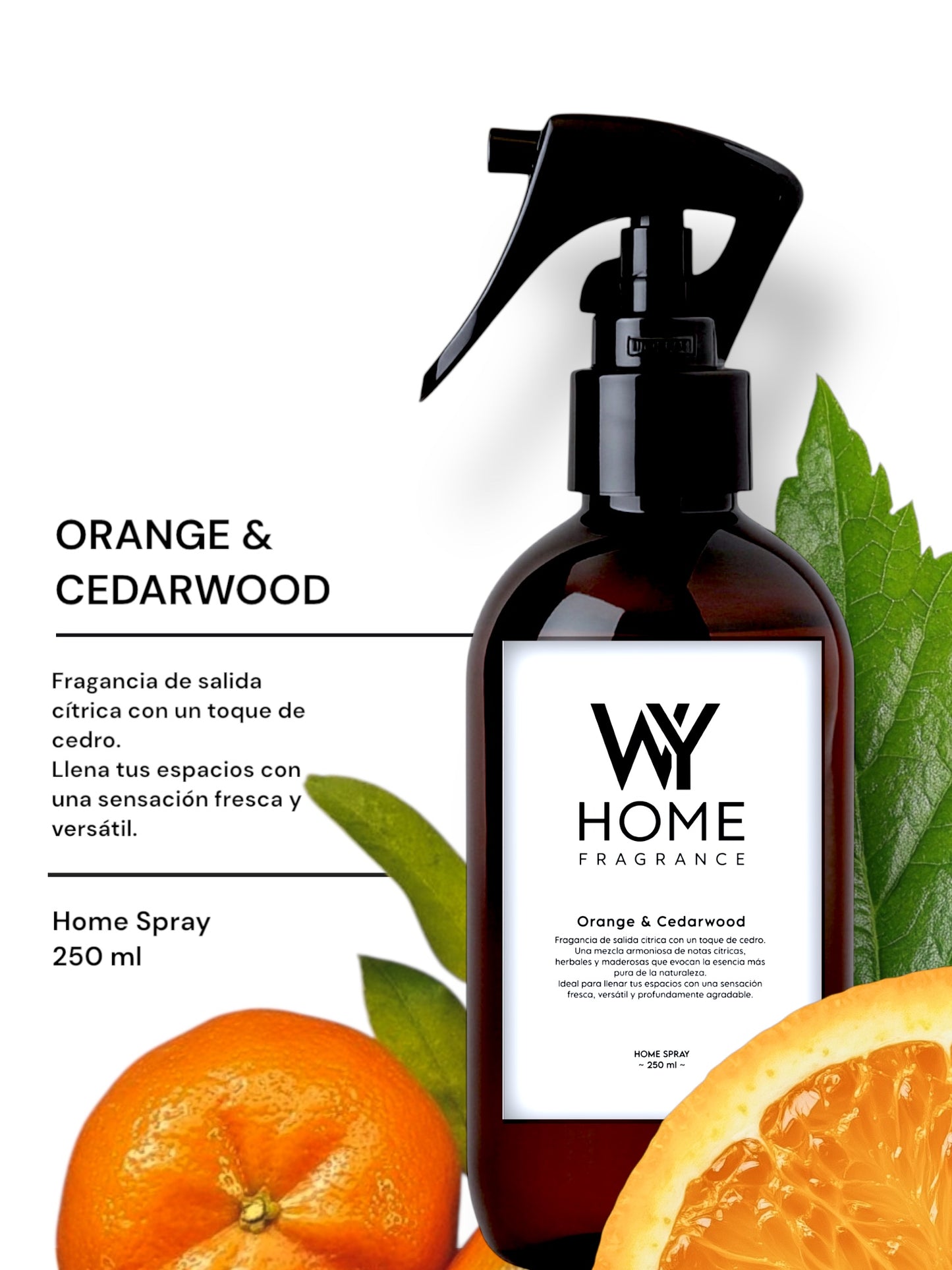 WY HOME SPRAY - ORANGE & CEDARWOOD 250 ML