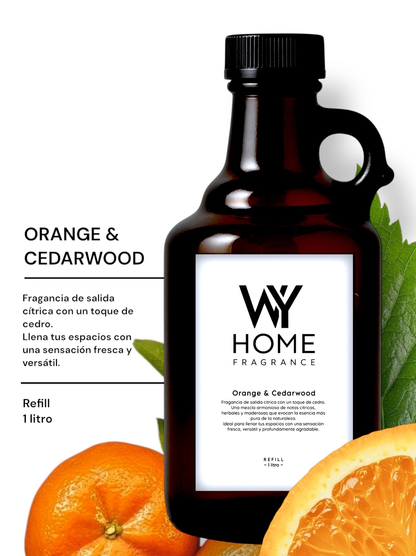 WY HOME REFILL - ORANGE & CEDARWOOD 1 Litro