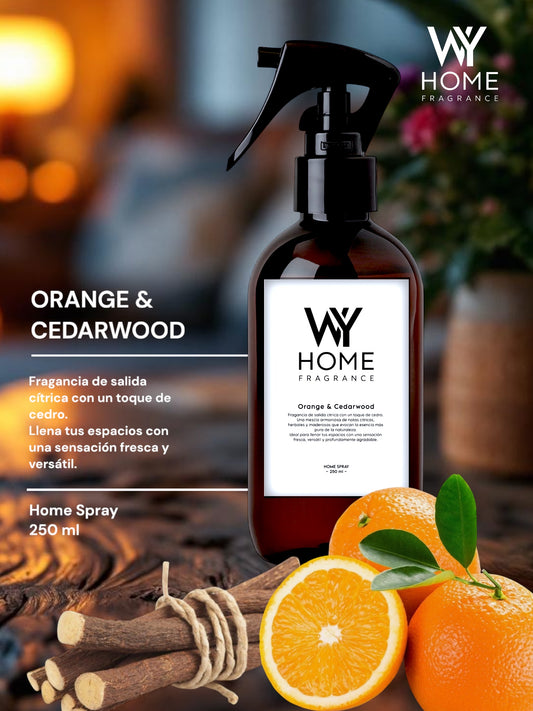 WY HOME SPRAY - ORANGE & CEDARWOOD 250 ML