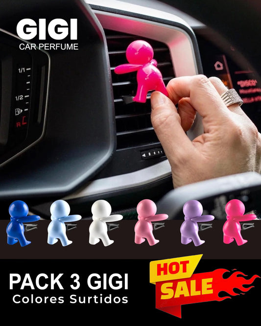 GIGI - PACK X 3 UNIDADES - COLORES SURTIDOS